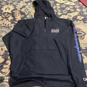 XS champion quarter zip raincoat